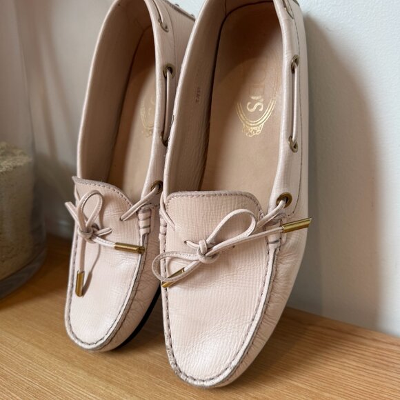 Tod’s Gommino Loafers / Driving Shoes – Pink Leather – Size 8 - Picture 12 of 16